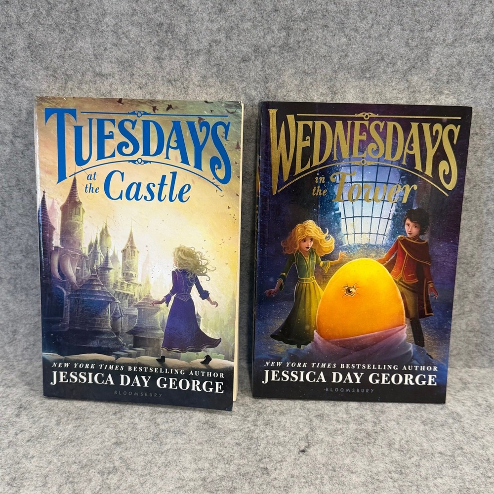 2x Books -Tuesdays at the Castle, Wednesdays in the Tower - Middle Grade Fantasy